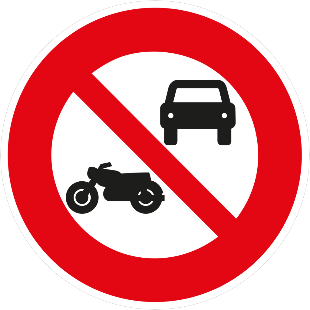 Signalisation interdiction panneaux routiers / Société